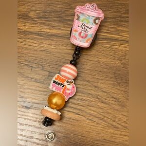 🍩 Dunkin Donut ID Badge Reel 🍩